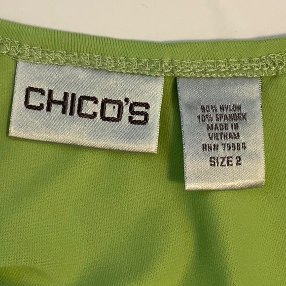 CHICO’S TANK TOP SIZE 2 (8-10) LARGE - Picture 3 of 3